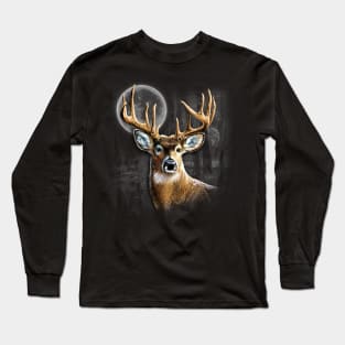 Midnight Deer Long Sleeve T-Shirt